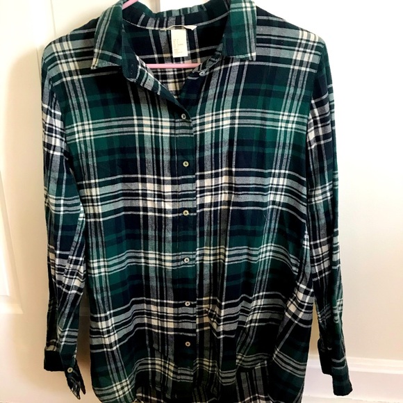 H&M Plaid Shirt - Picture 1 of 4